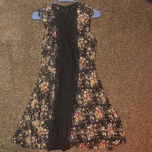 Fire Los Angeles Black Floral Dress